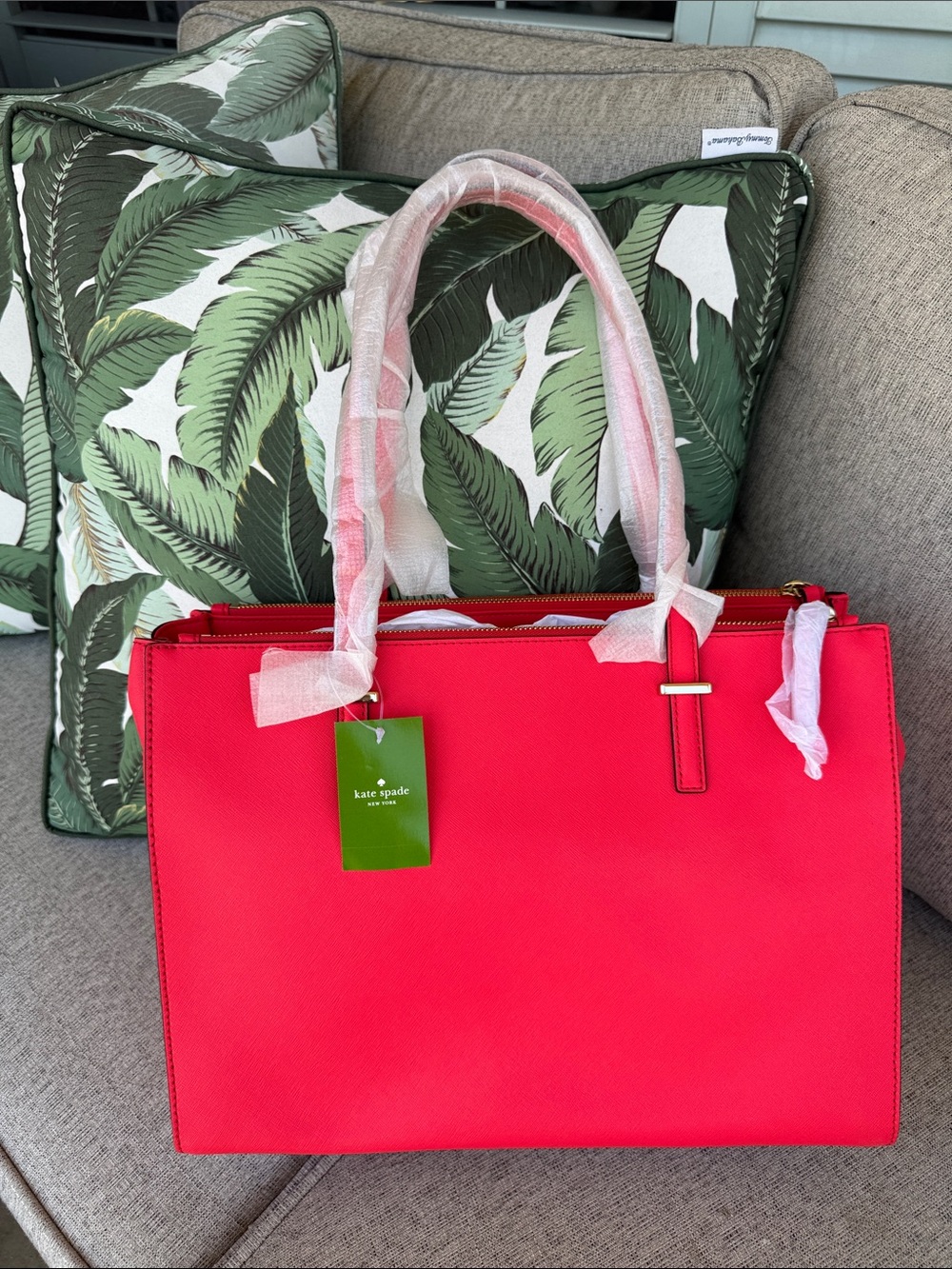 Kate Spade Vibrant Red Tote